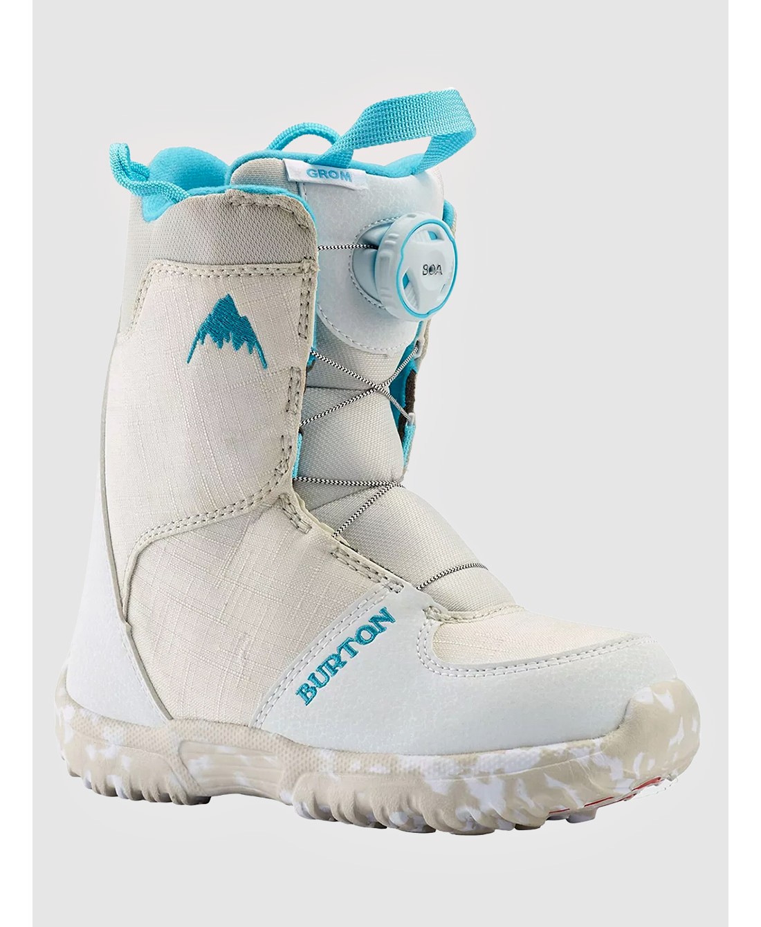 Burton Grom BOA 2024 Kids Snowboard-Boots white