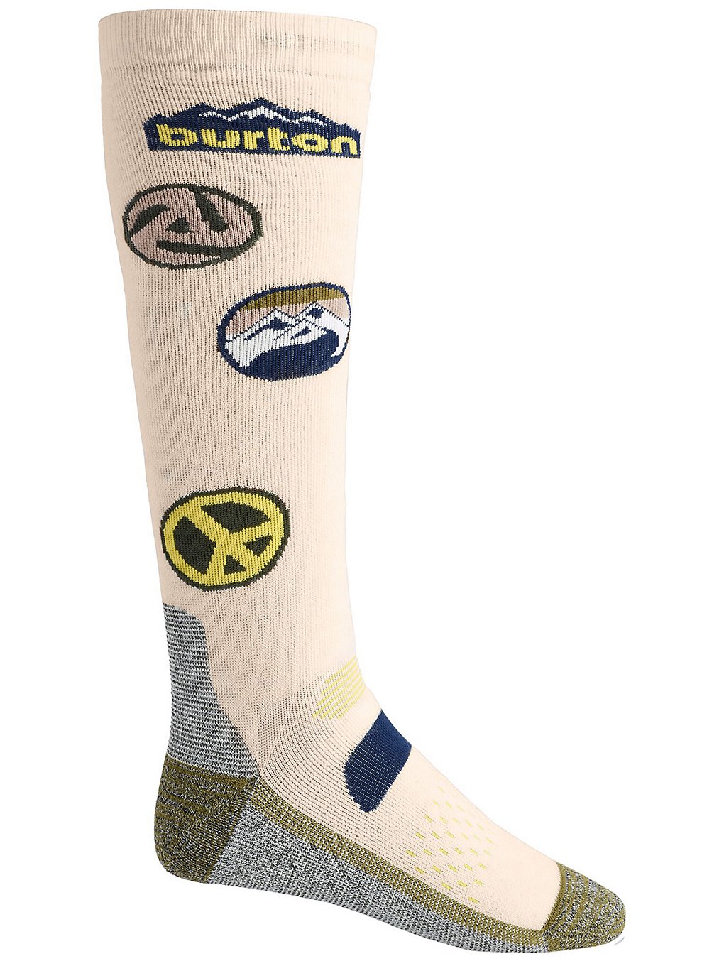 Burton performance mdwt tech socks harmaa, burton