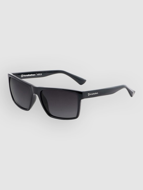 Horsefeathers Merlin Gloss Black gray fade out