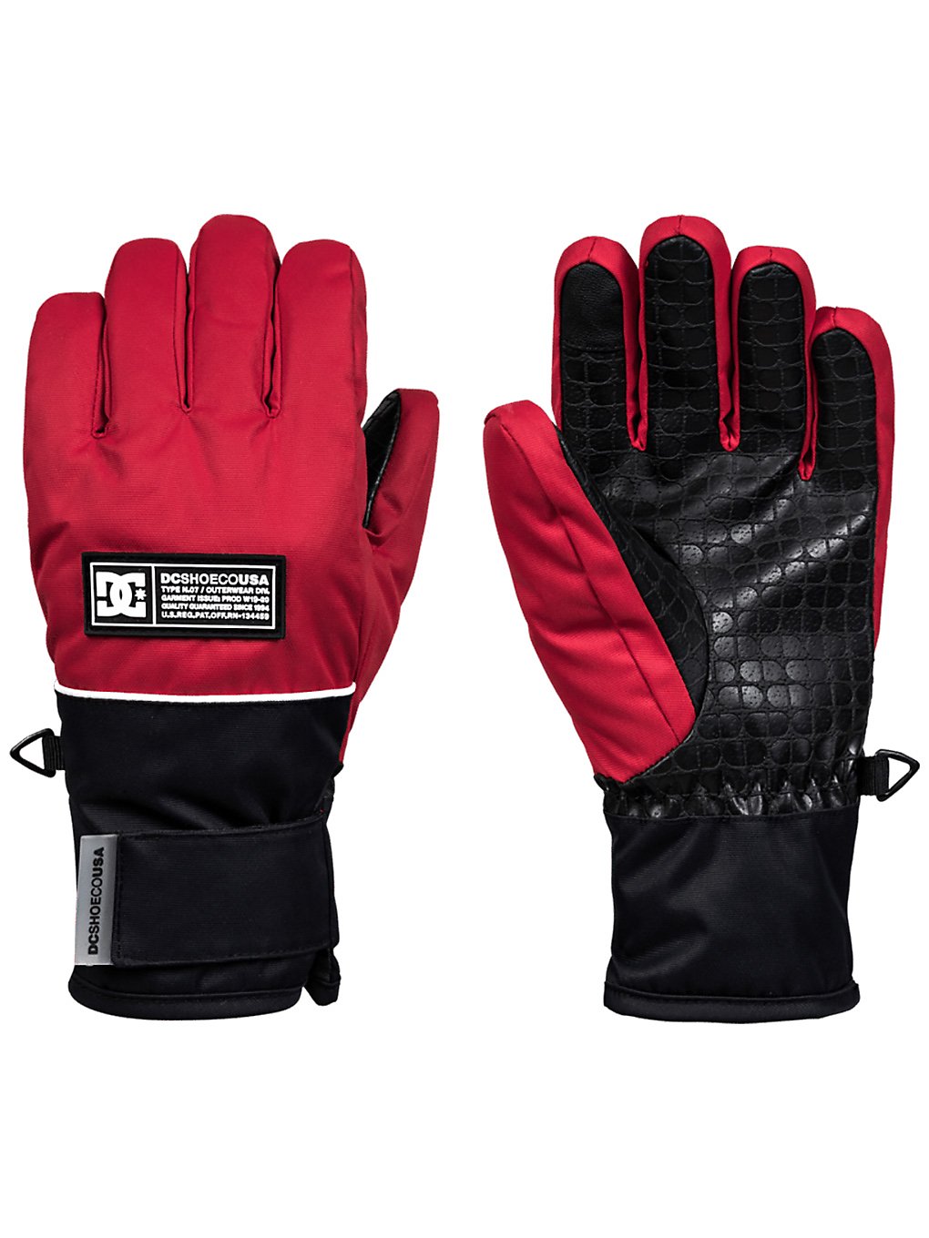 DC Franchise Gloves rouge