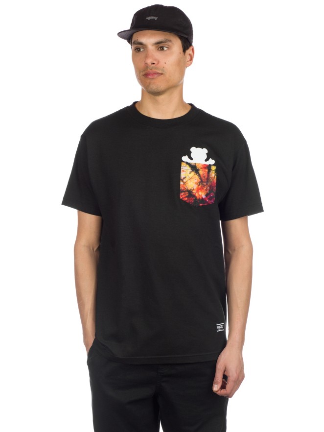 Grizzly Tie Dye Pocket Camiseta