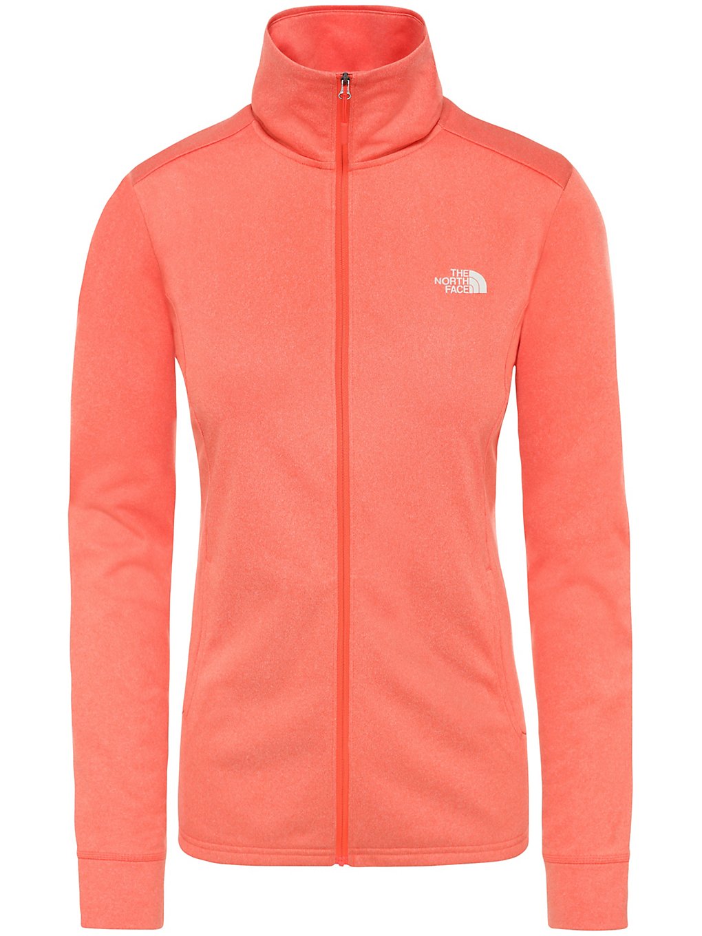 The north face quest full zip midlayer fleece jacket oranssi, the north face