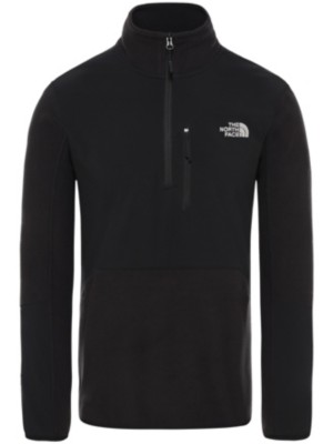 the north face fleece half zip