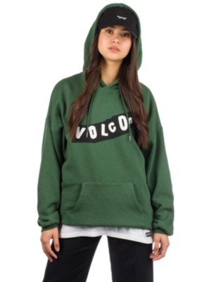 green volcom hoodie