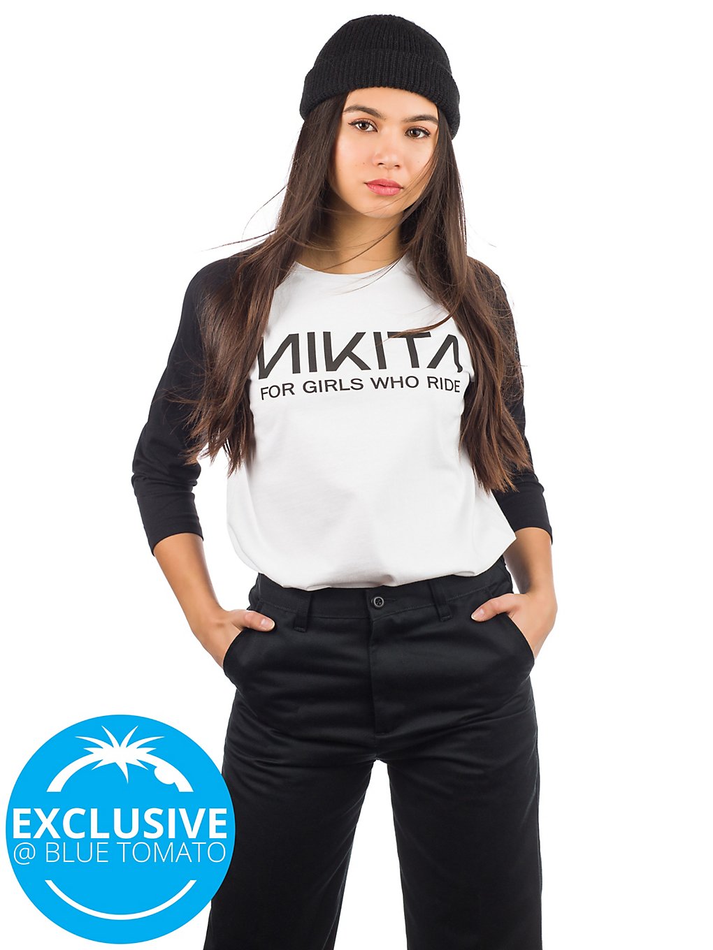 Nikita wild long sleeve t-shirt valkoinen, nikita