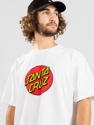 Santa Cruz Classic Dot Chest T-shirt (white)