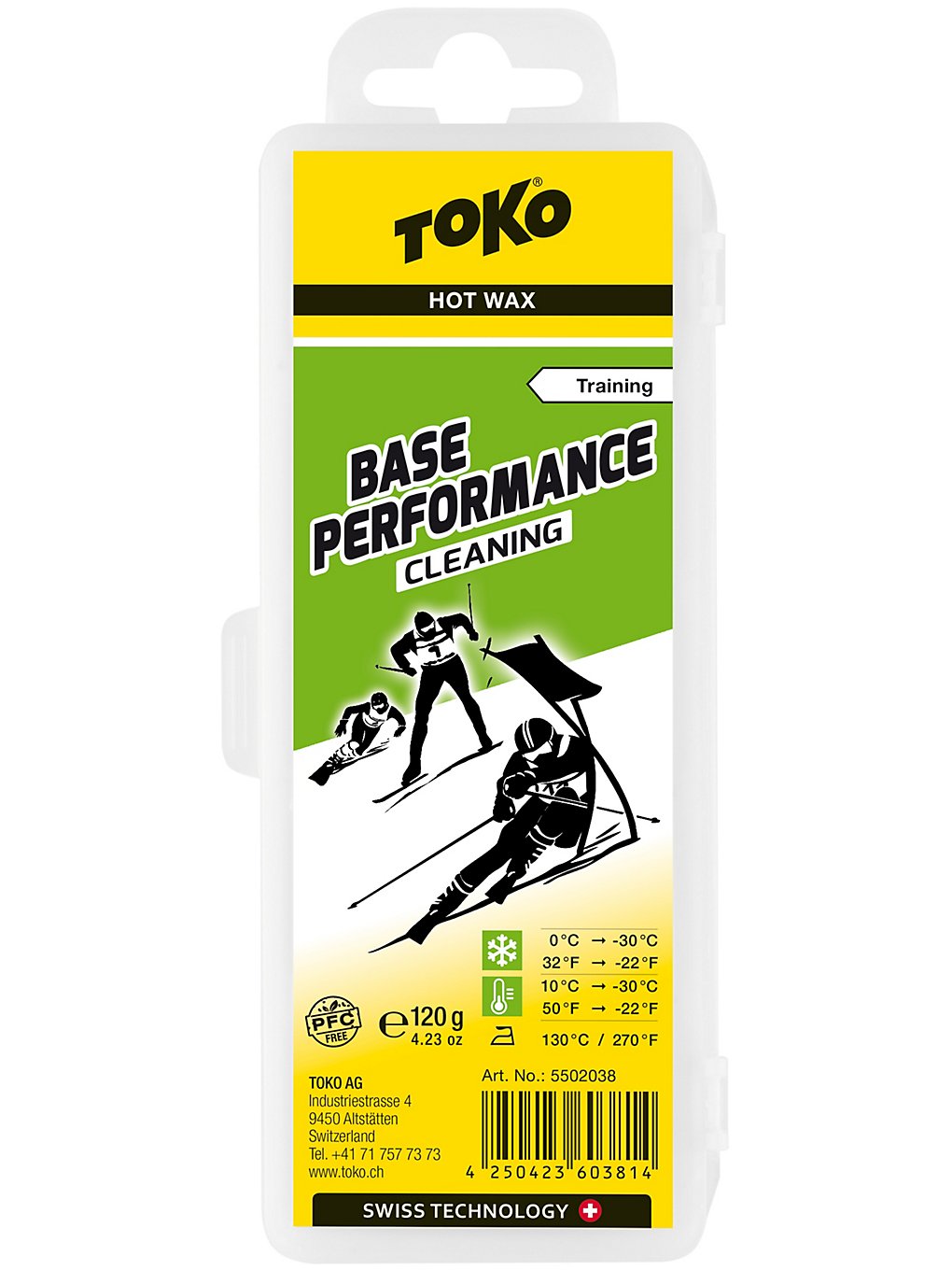 Toko Base Performance cleaning 120g Wax à motifs