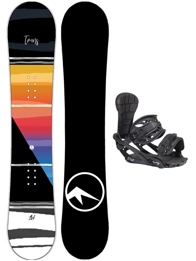 TRANS LTD 153 + Star L Snowboard Set