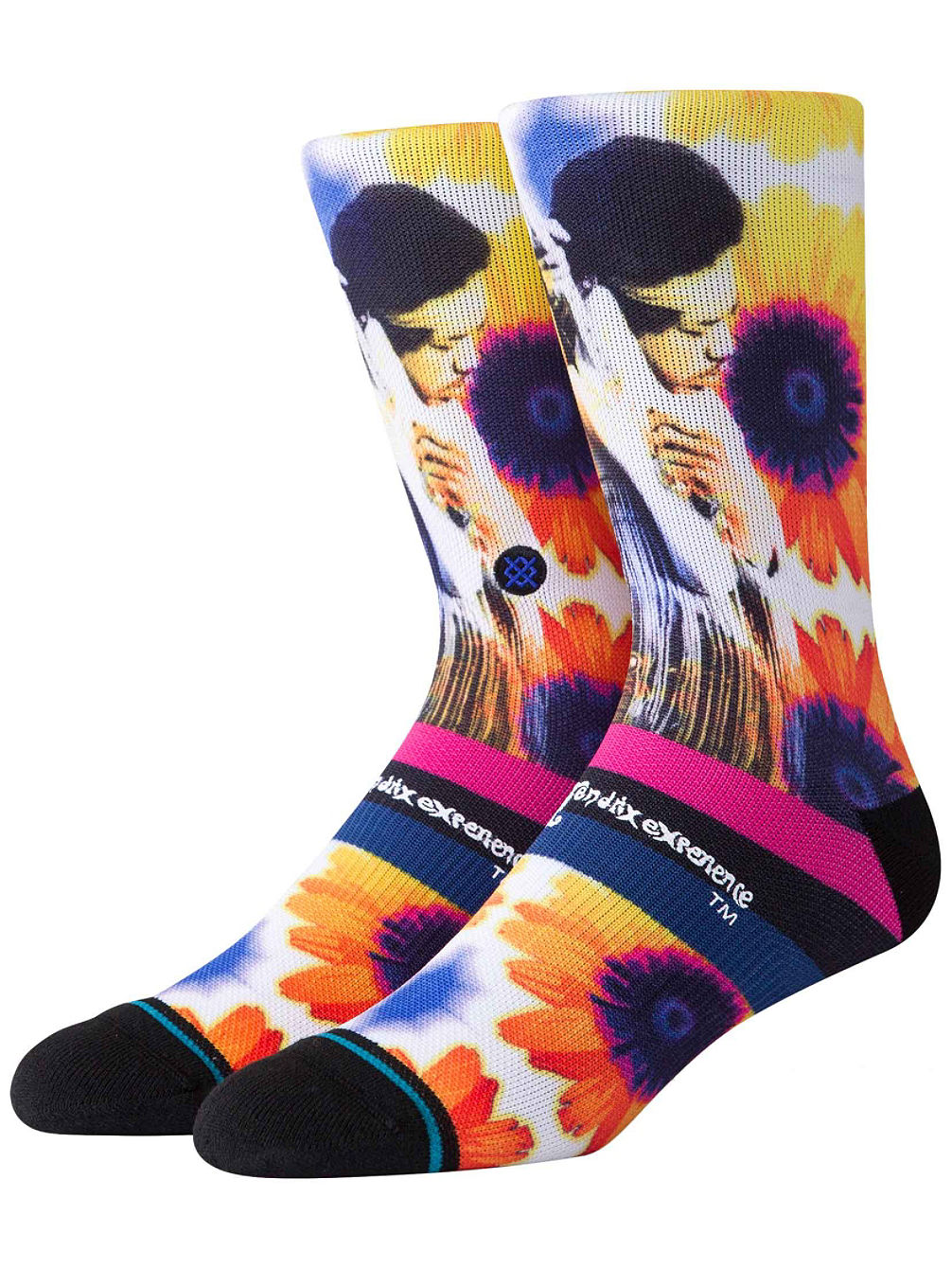 Jimi Hendrix Sunflowers Socks