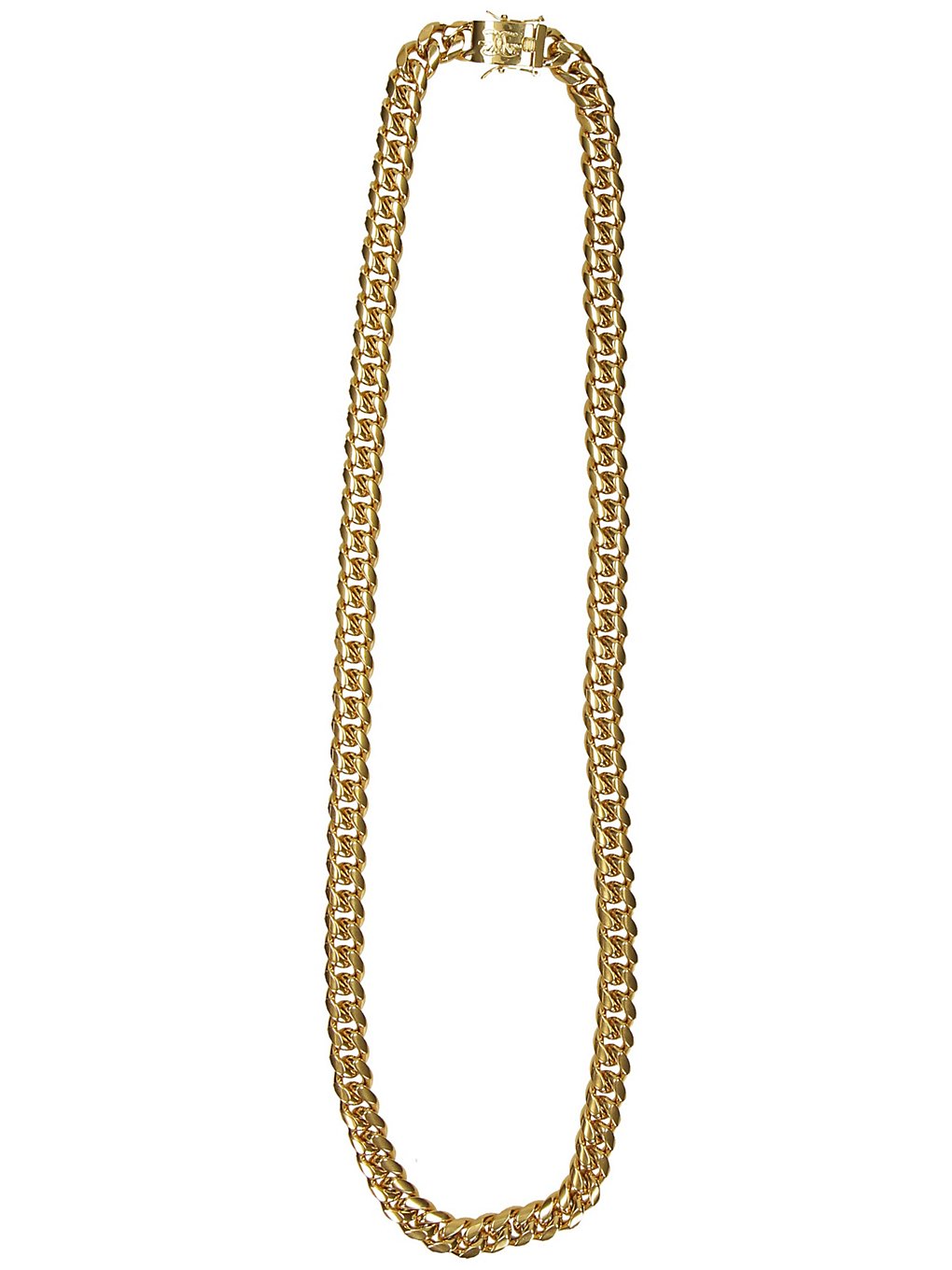 The Gold Gods Cuban 12mm 30 Curved Link Chain jaune