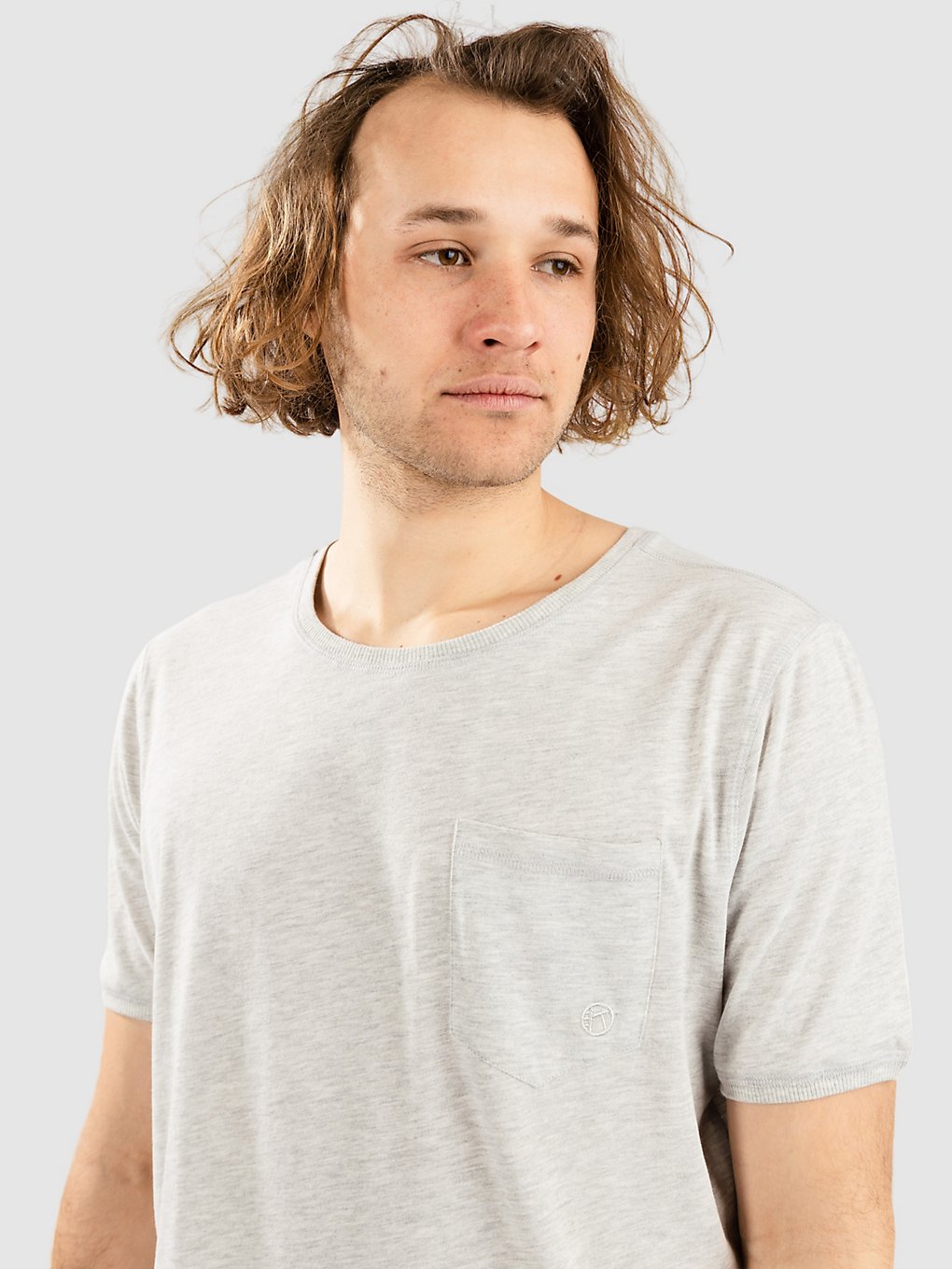 Kazane Moss T-Shirt light grey heather kaufen