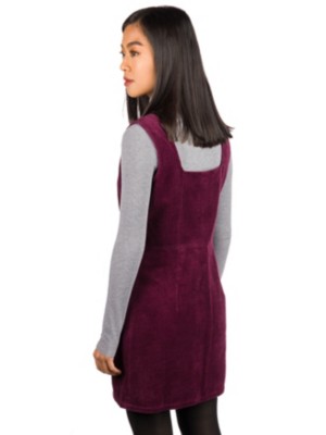 purple cord dress