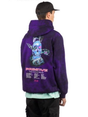 zine castle tie dye hoodie