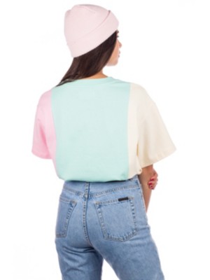 Pastel Colorblock Emb T-Shirt