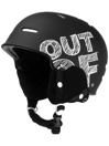 Out Of Wipeout Black Board Helmet