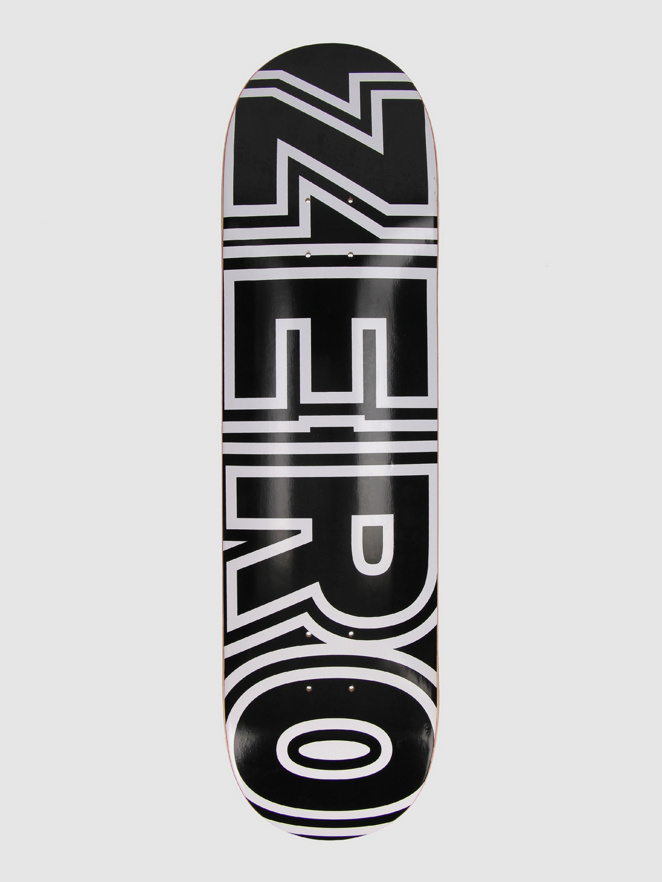 Zero Bold Black 8.25″ Skateboard Deck