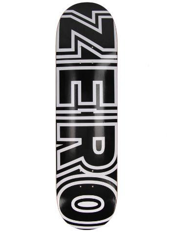 Zero Bold Black 8.25&quot; Skateboard deck