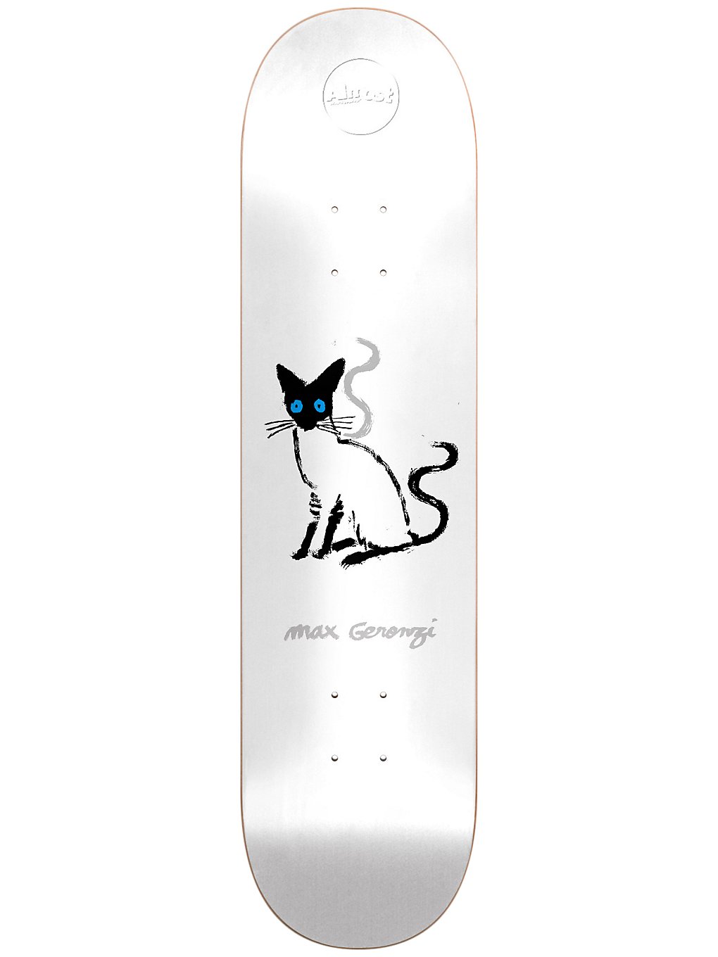 Almost pets max 8.125 skateboard deck valkoinen, almost