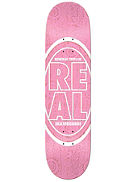 Stacked Oval Floral Pink 8.06&amp;#034; Skateboard Deck