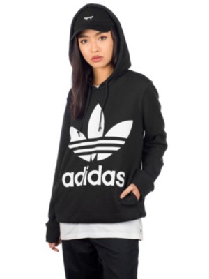 adidas girls trefoil hoodie