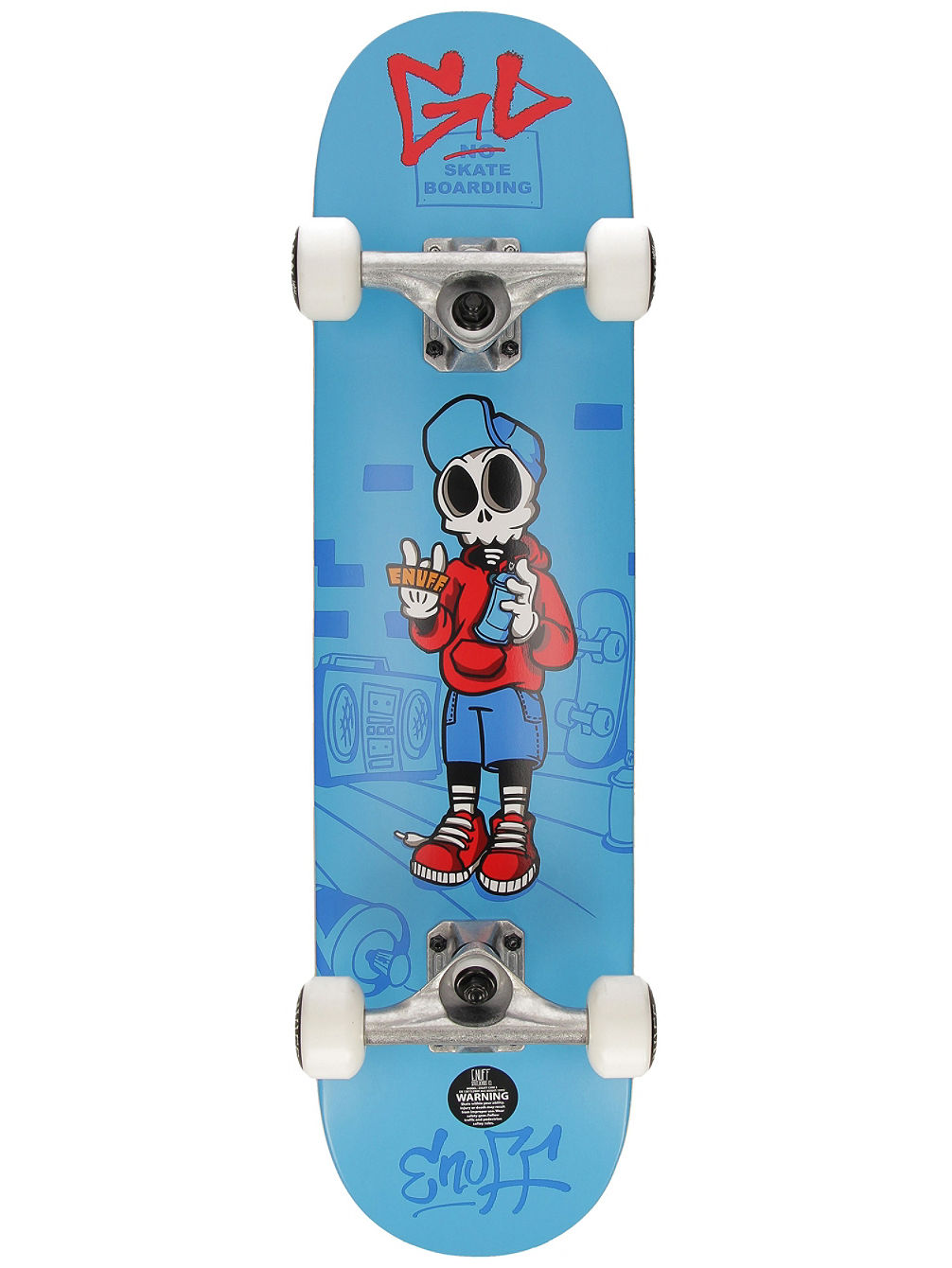 Enuff Skully Mini Complete Skateboard 7.25"