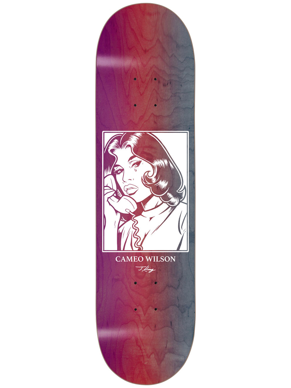 Joe King R7 Wilson 8.0&amp;#034; Skateboard deck