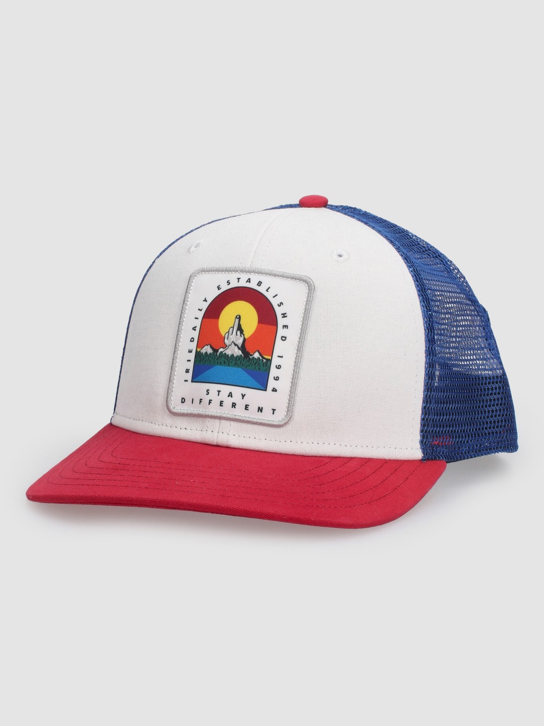 Iriedaily Stonefinger Mesh Cap navy red