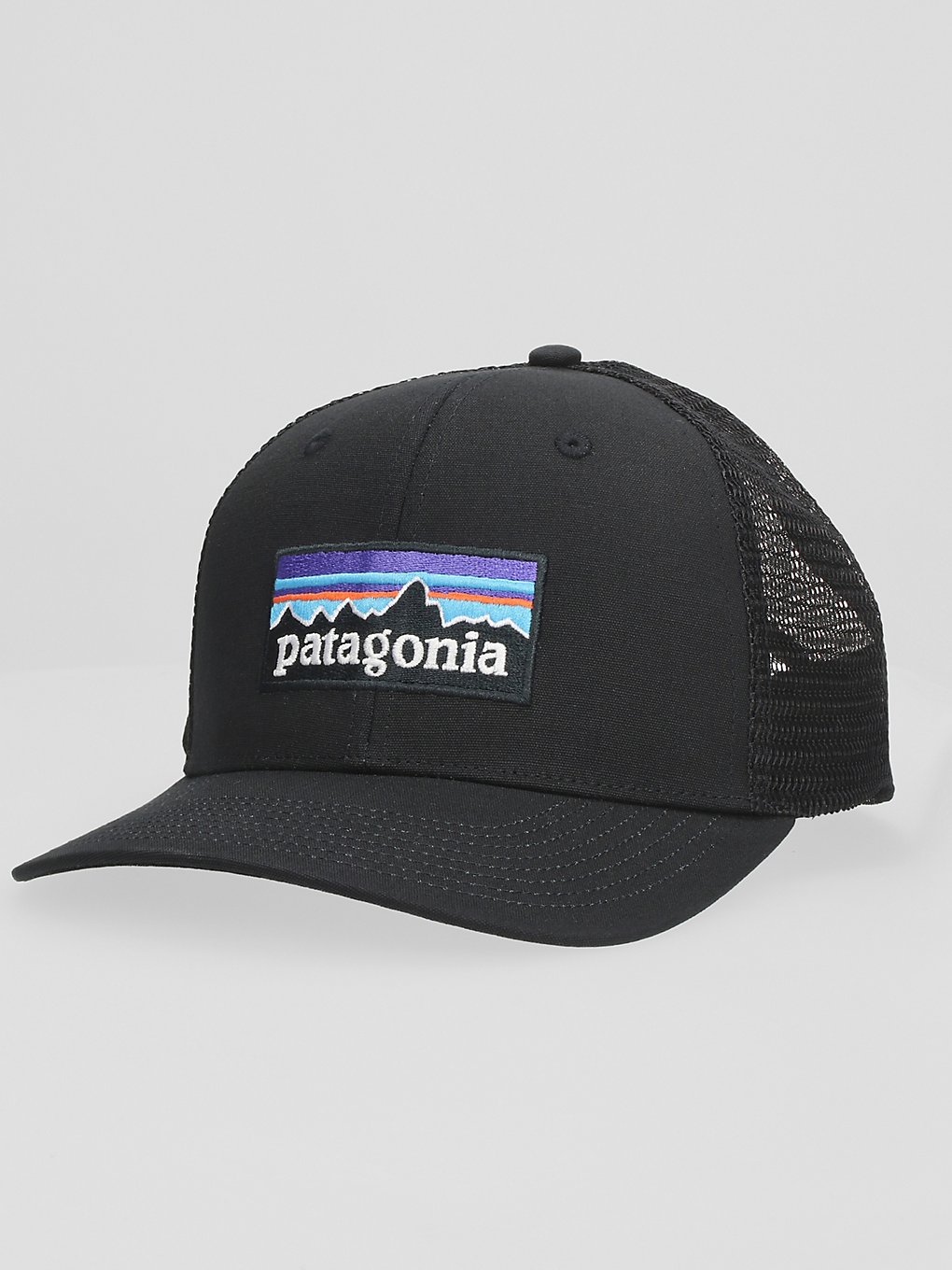 Patagonia P-6 Logo Trucker Hut black kaufen