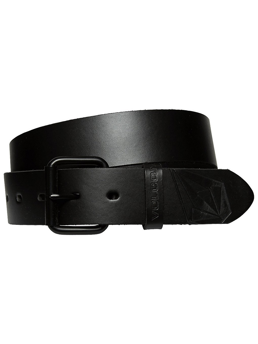 Volcom straight leather belt musta, volcom