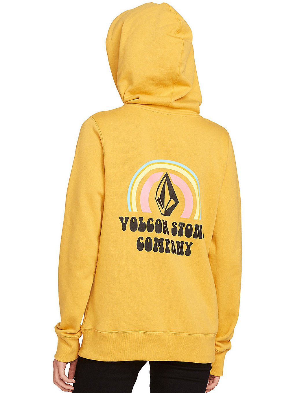Volcom vol stone hoodie keltainen, volcom