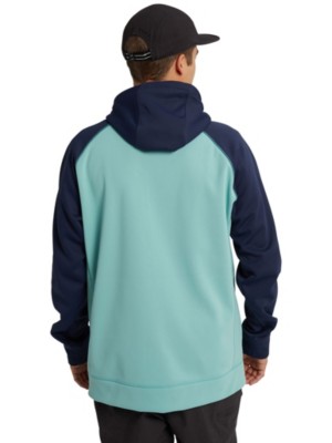 burton crown bonded zip hoodie