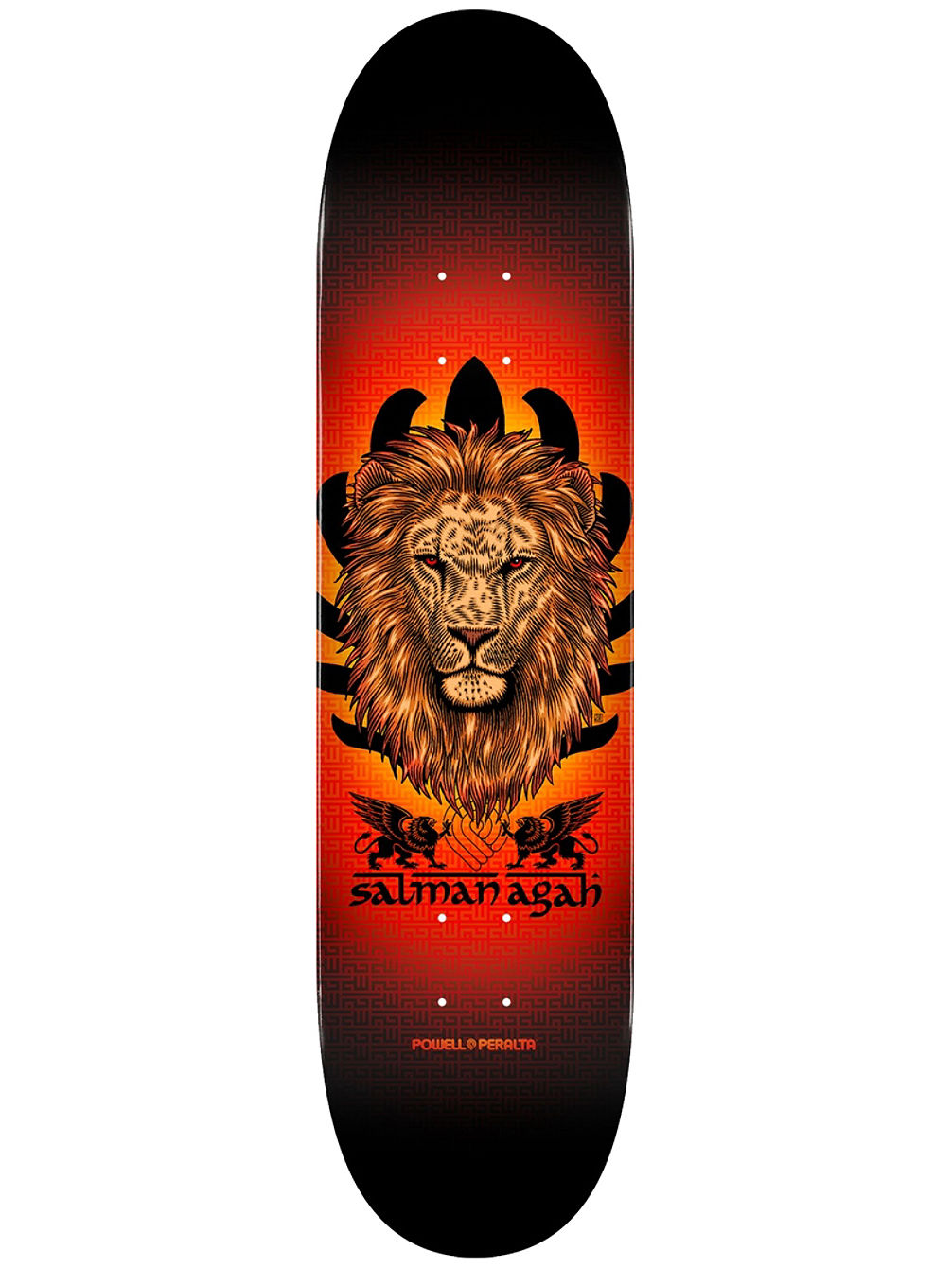 Salman Agah Lion Popsicle 8.0&amp;#034; Skateboard deck