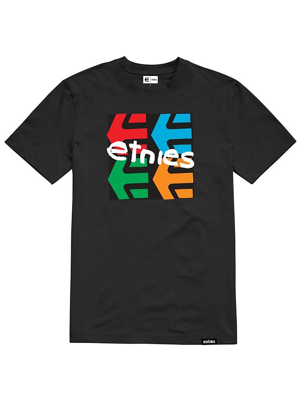 Etnies four square t-shirt musta, etnies