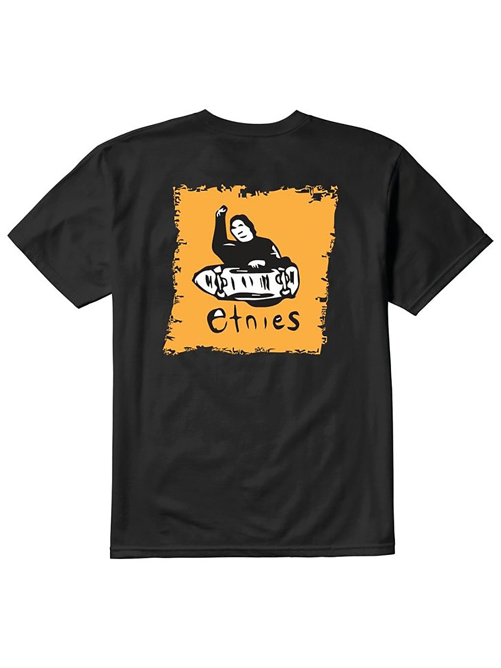 Etnies frontside t-shirt musta, etnies