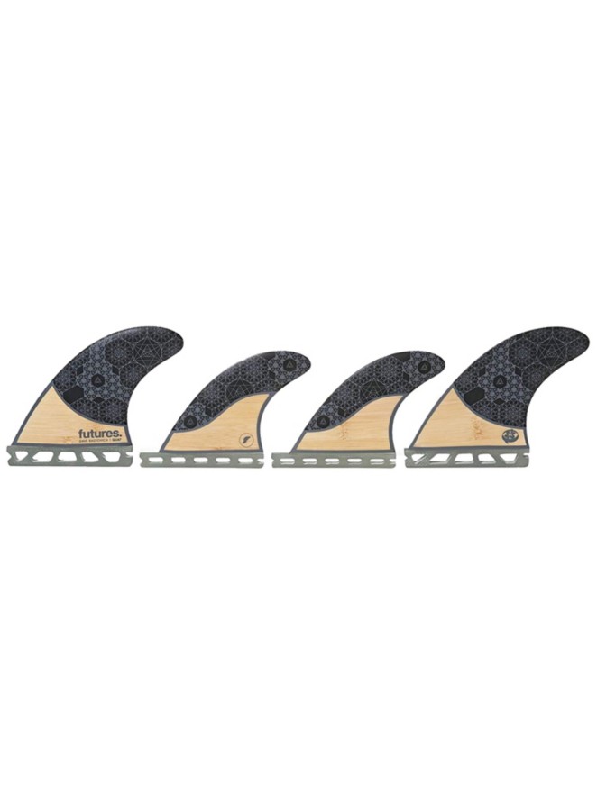 Futures Fins Quad Rasta Honeycomb Pinne Set