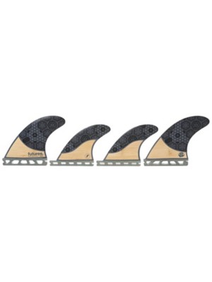 Futures Fins Quad Rasta Honeycomb Fin Set