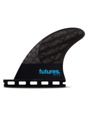 Futures Fins Quad QD2 3.75 80-20 Blackstix Fin Set