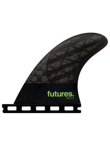 Futures Fins Quad QD2 4.00 80-20 Blackstix Pinne Set