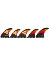 Futures Fins Quad Thruster 5 AM2 Techflex Fin Set