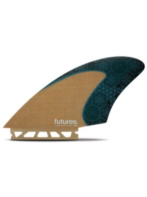 Futures Fins Twin Rasta Keel Honeycomb Jute Fin Set
