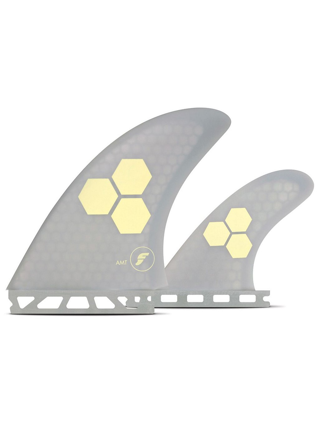 Futures Fins Twin Channel Islands AMT Honeycmb Fin Set gris