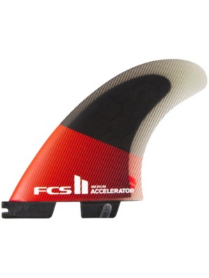 FCS II Accelerator PC Med Tri Retail Ploutve Set
