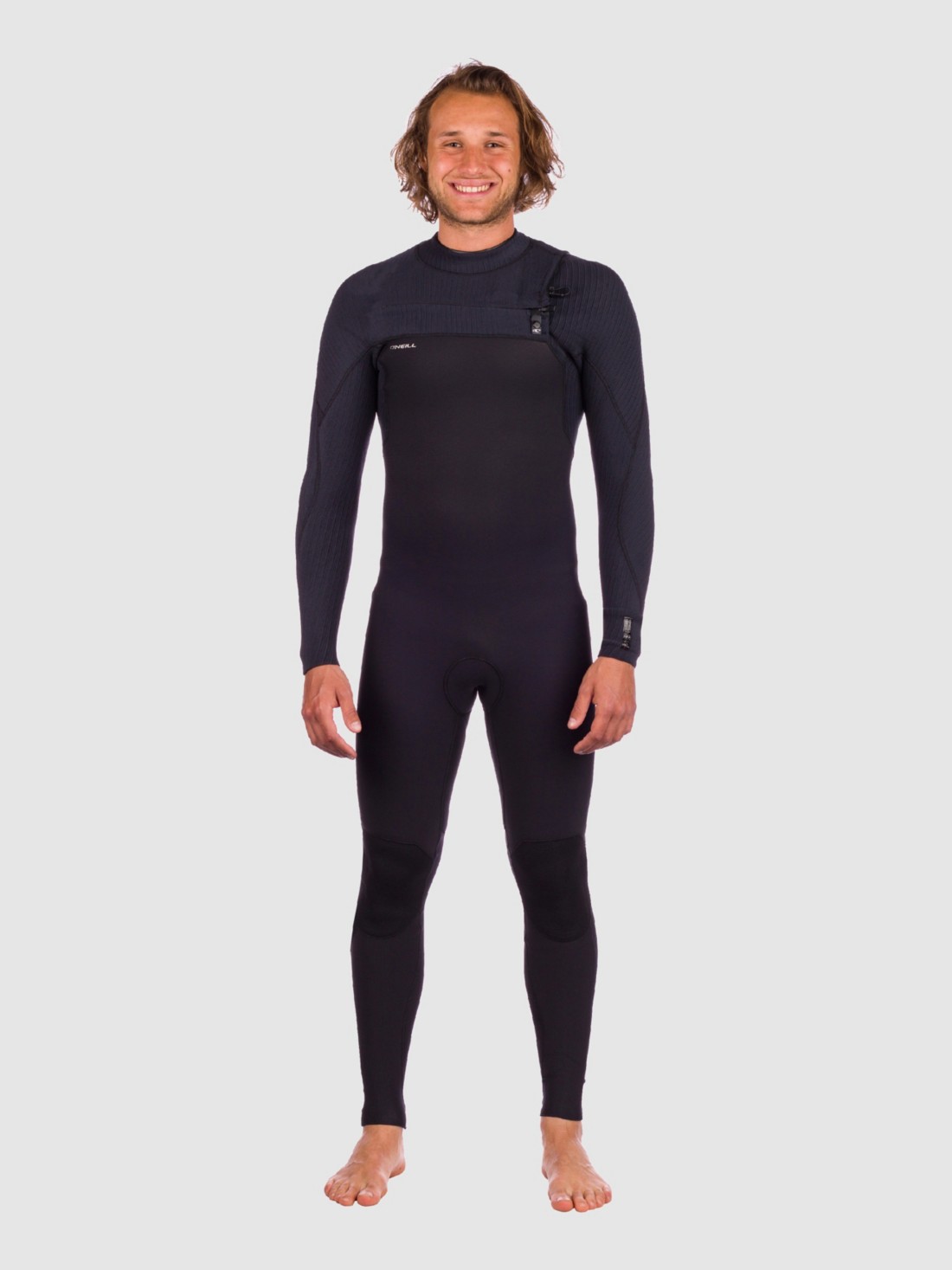 O'Neill Hyperfreak 4/3mm+ Chest Zip Full Neoprenanzug black