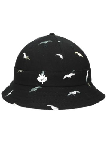 Magenta Flock Bucket Hattu