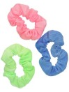 Stone and Locket Neon Pigment 3Pk Scrunchie