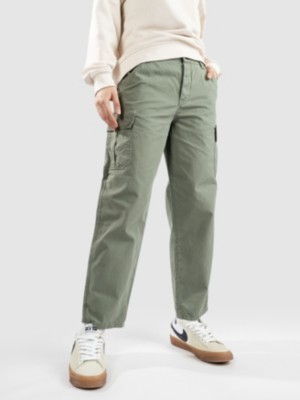 Calça High Corduroy Cargo Pants Olive Green
