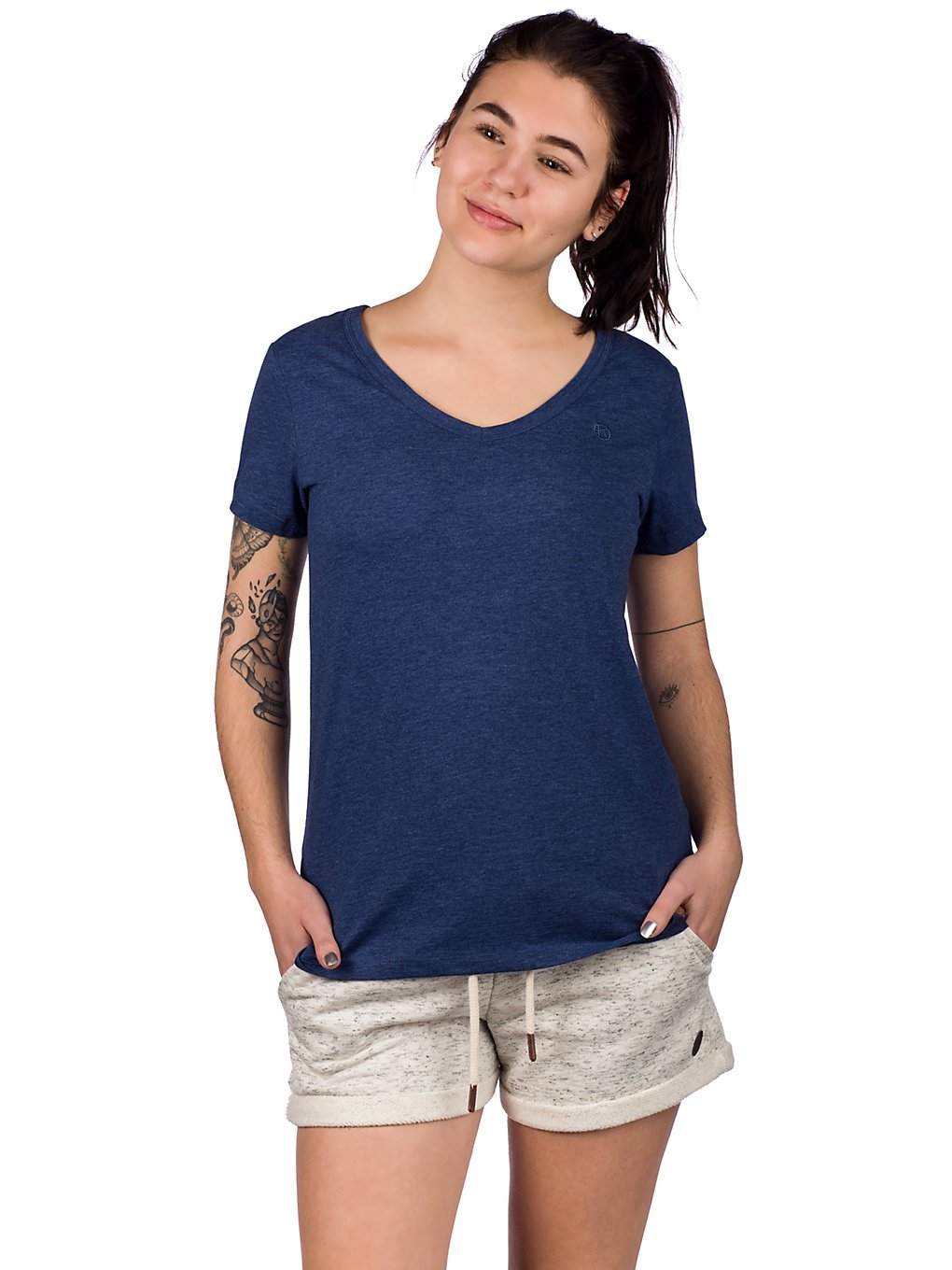 Kazane Anneli T-Shirt blauw