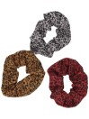 Stone and Locket 3Pk Scrunchie