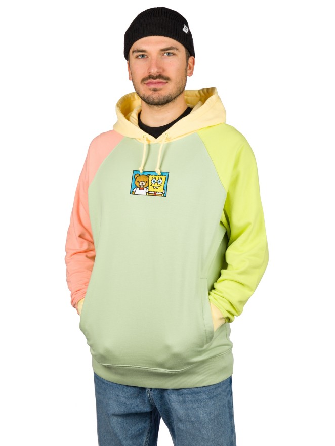 Teddy Fresh X Spongebob Color Block Felpa con Cappuccio
