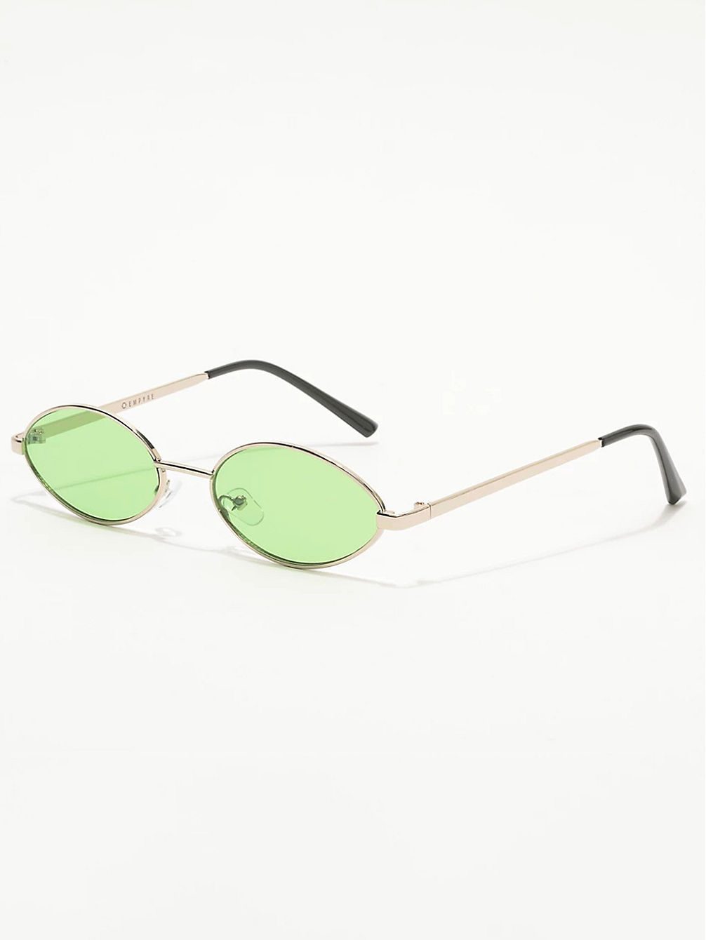 Miller Slim Round Green Sunglasses